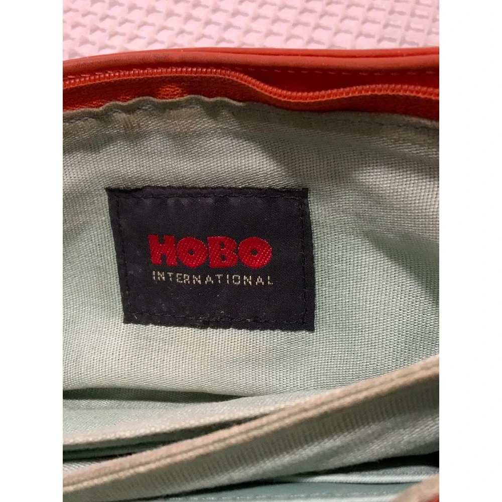 Hobo International tangerine‎ leather Sling Bag Orange